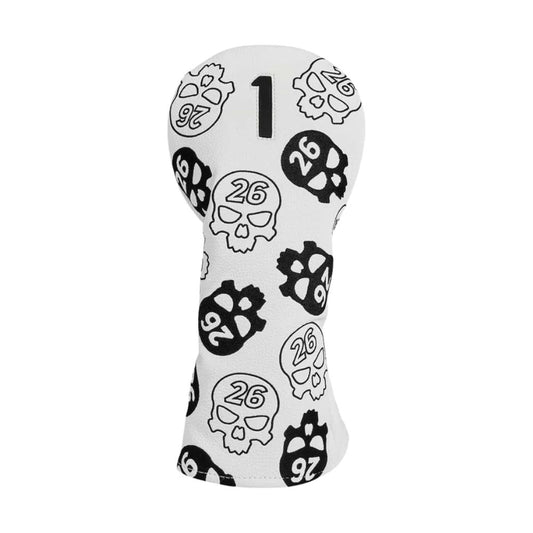 PXG Darkness Driver Golf Headcover 2025 - White / Black White