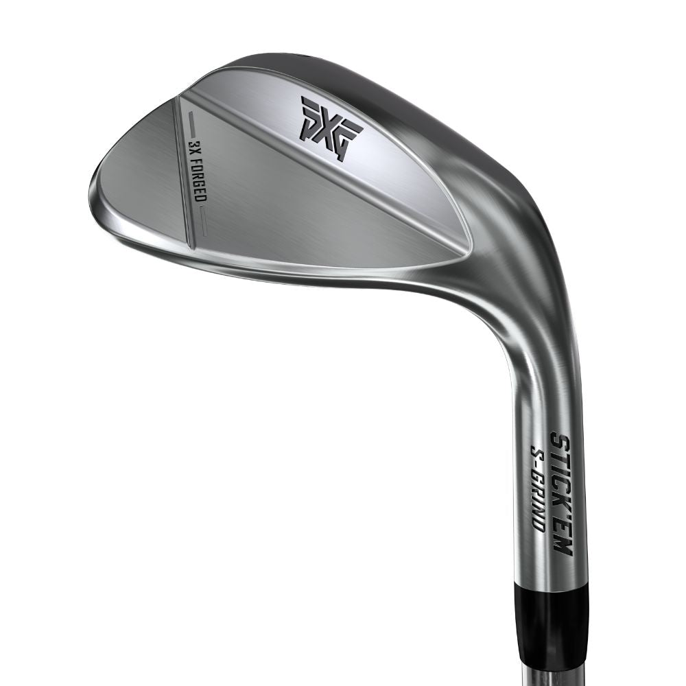 PXG StickEm Chrome Forged Golf Wedge 50.10 Dynamic Gold Mid 155g Stiff Steel Shaft Right Hand