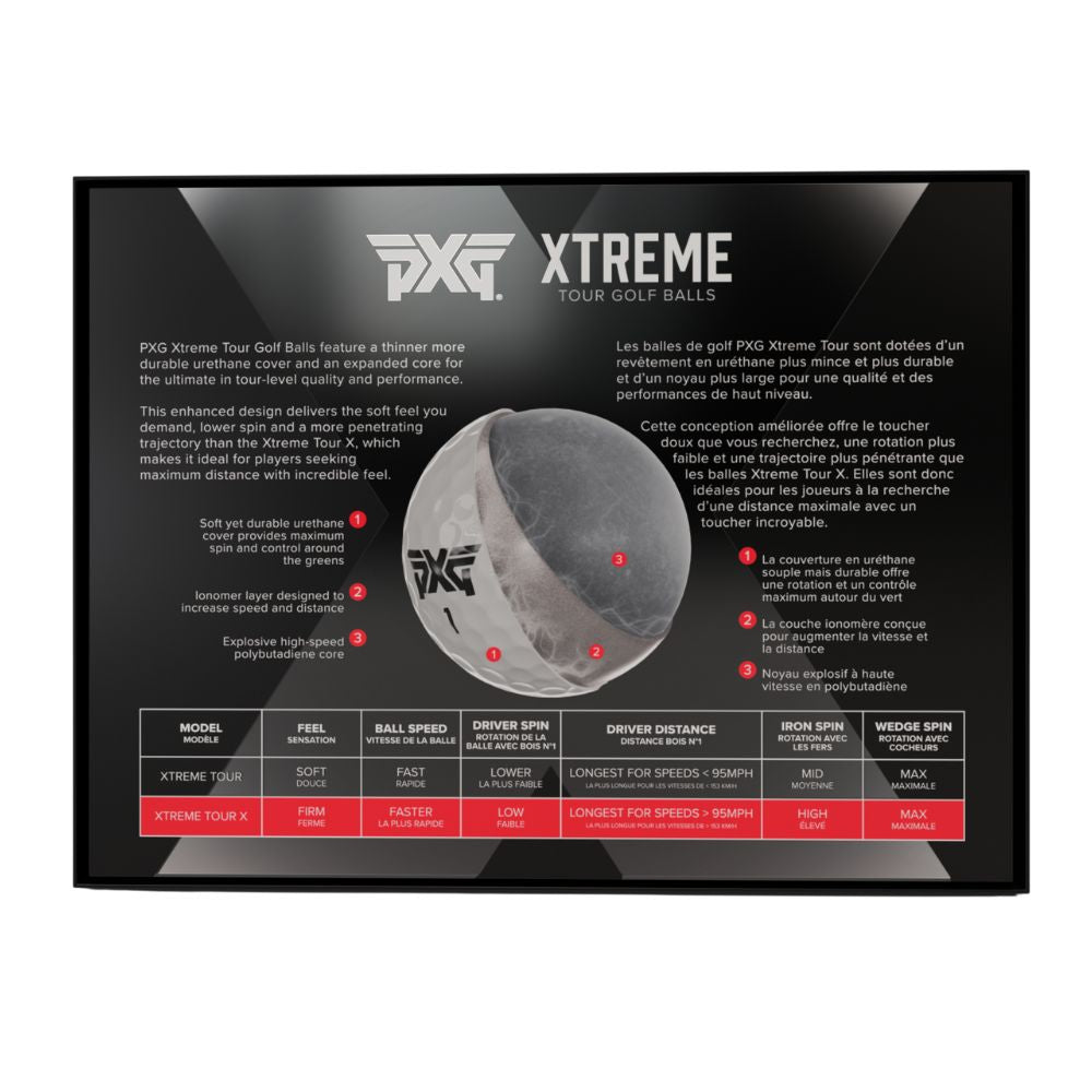 PXG Xtreme Tour Golf Balls - White - 4 For 3