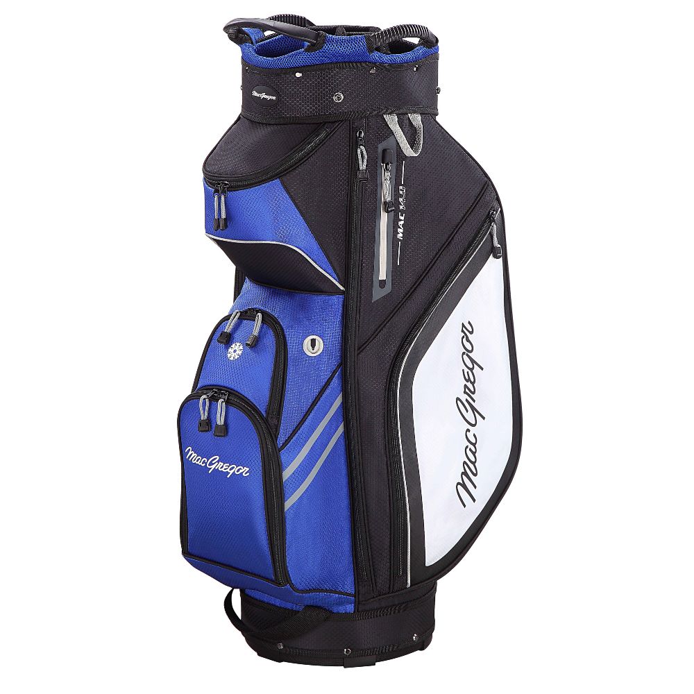 MacGregor Golf Principal 10" Cart Bag 2024 Black / Blue  