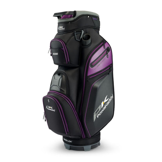PowaKaddy Edge Golf Cart Bag - Black / Purple Black / Purple