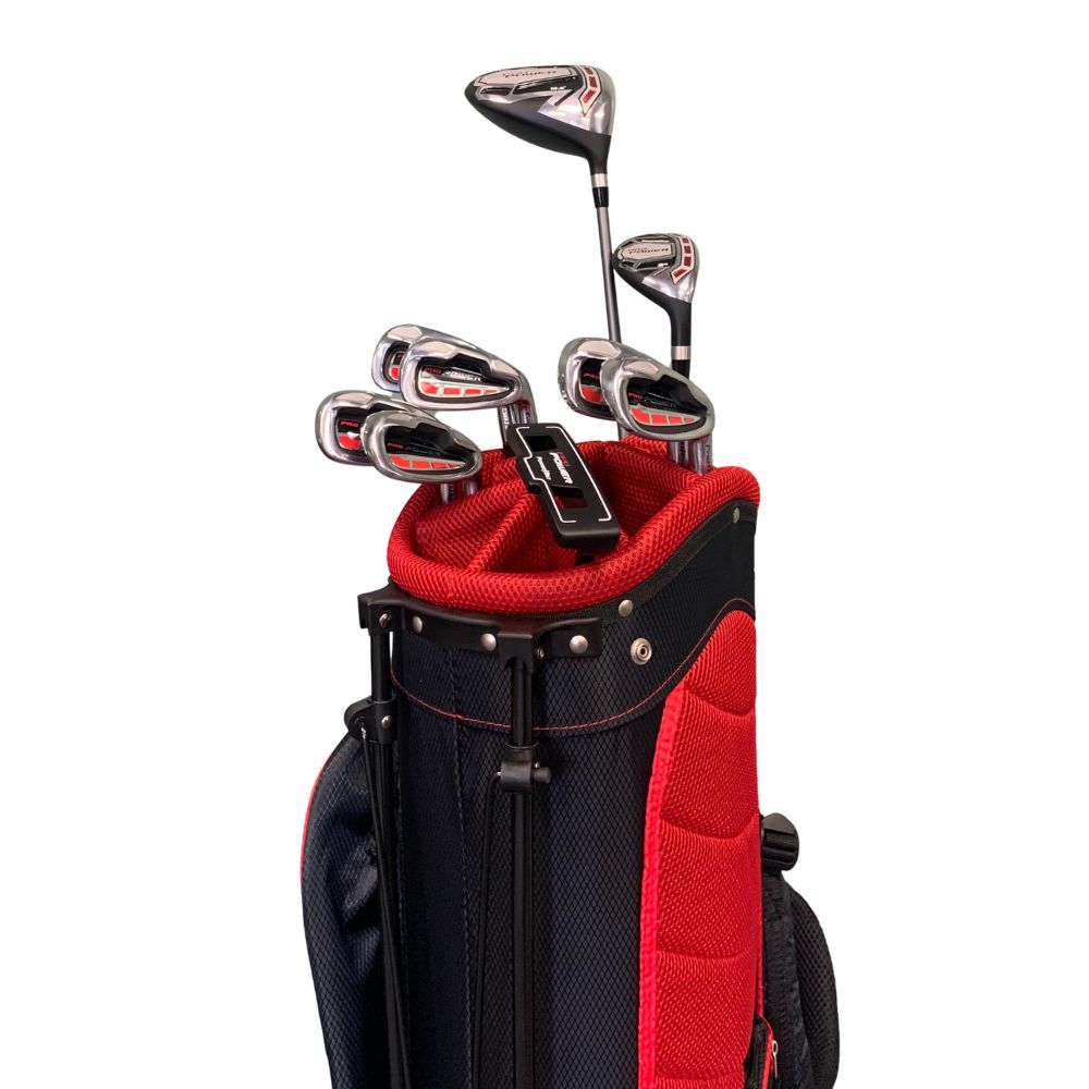 PowerBilt Golf Pro Power Men's 10 Piece Package Set - Stand Bag