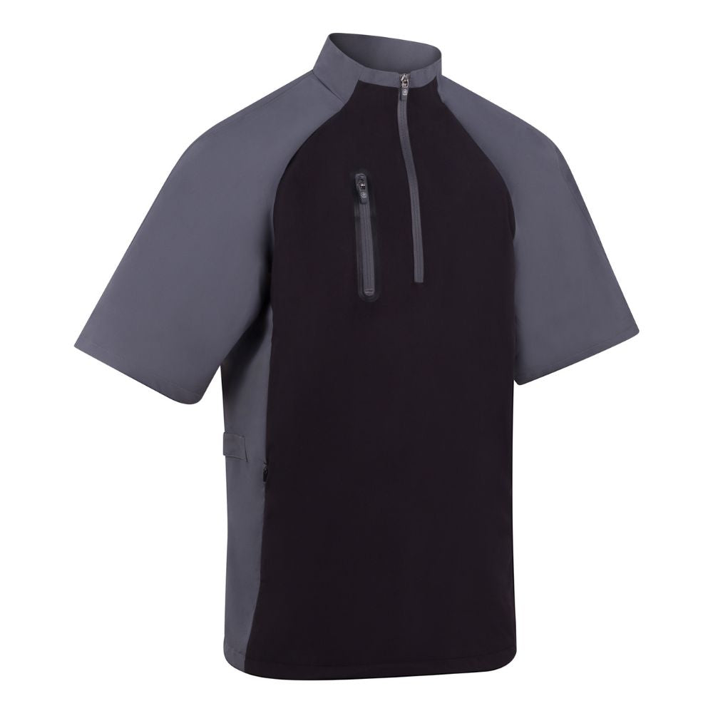 ProQuip Chinook Water Repellent Half Sleeve Top - Black / Quiet Shade Black / Quiet Shade S