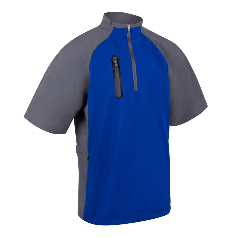 ProQuip Chinook Water Repellent Half Sleeve Top - Magnetic Blue / Grey Magnetic Blue / Grey S