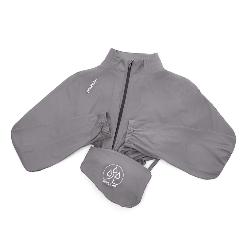 ProQuip Propac Lite Packable Waterproof Golf Jacket - Quiet Shade / Black
