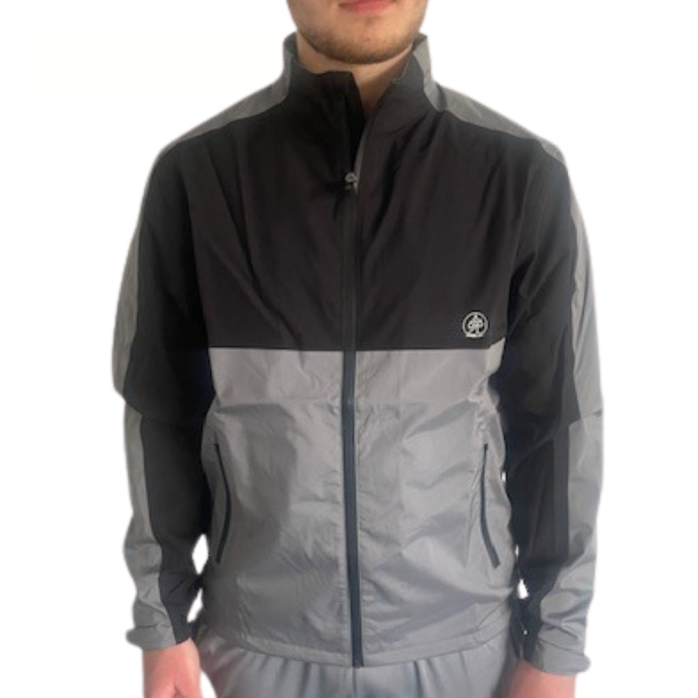 ProQuip Windermere Mens Waterproof Golf Jacket 2025 Black / Grey M