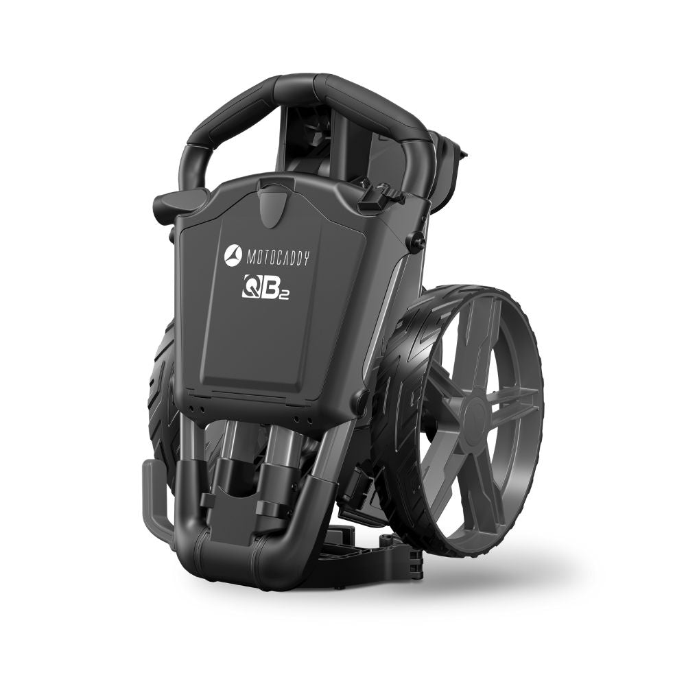Motocaddy QB2 Compact Folding Push Golf Trolley 2025 - Graphite