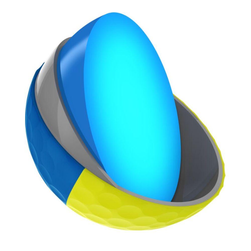 Srixon Q Star Tour Divide Golf Balls - Yellow Blue