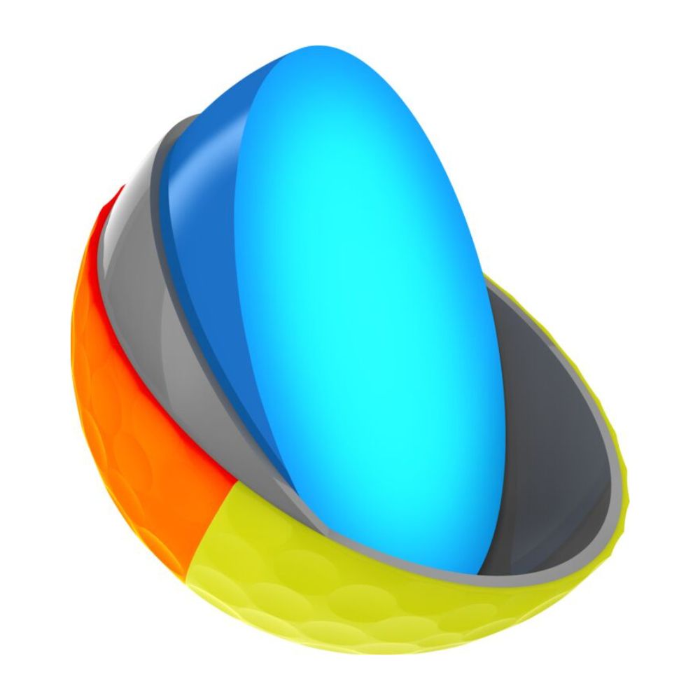 Srixon Q Star Tour Divide Golf Balls - Yellow Orange