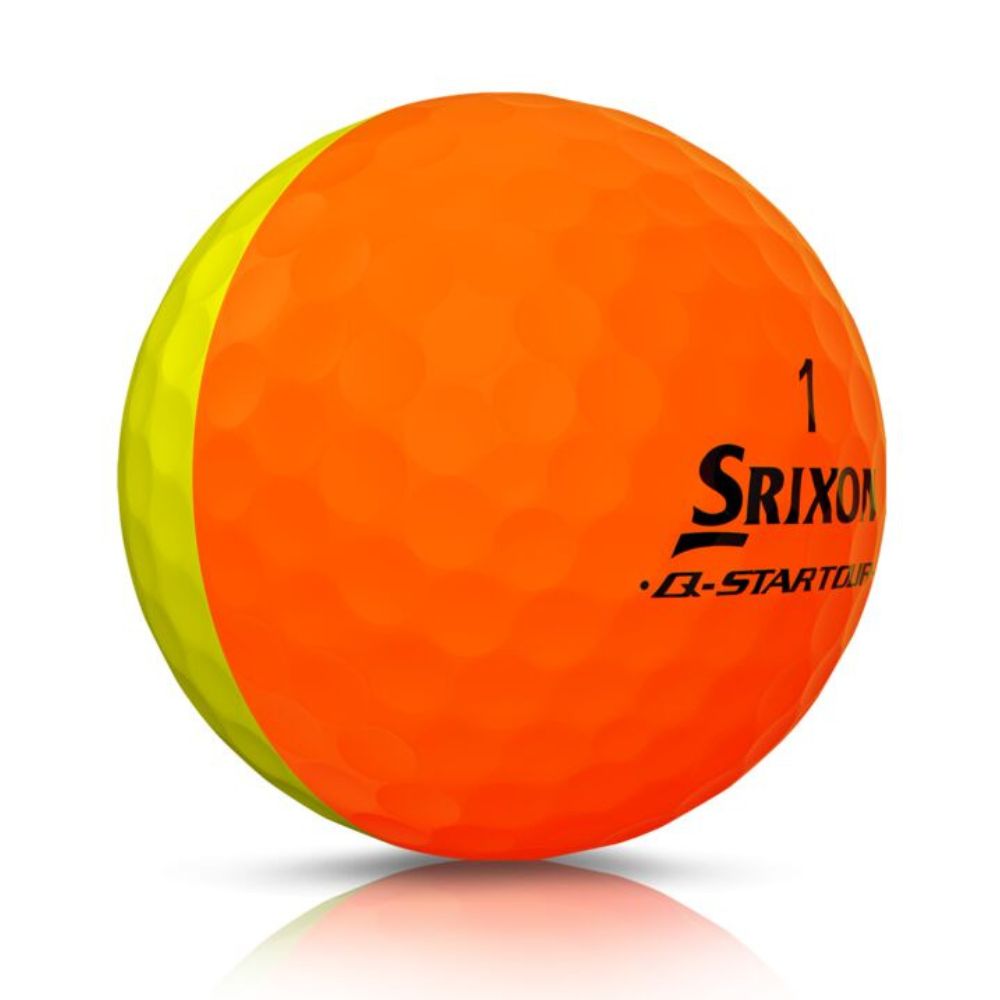 Srixon Q Star Tour Divide Golf Balls - Yellow Orange