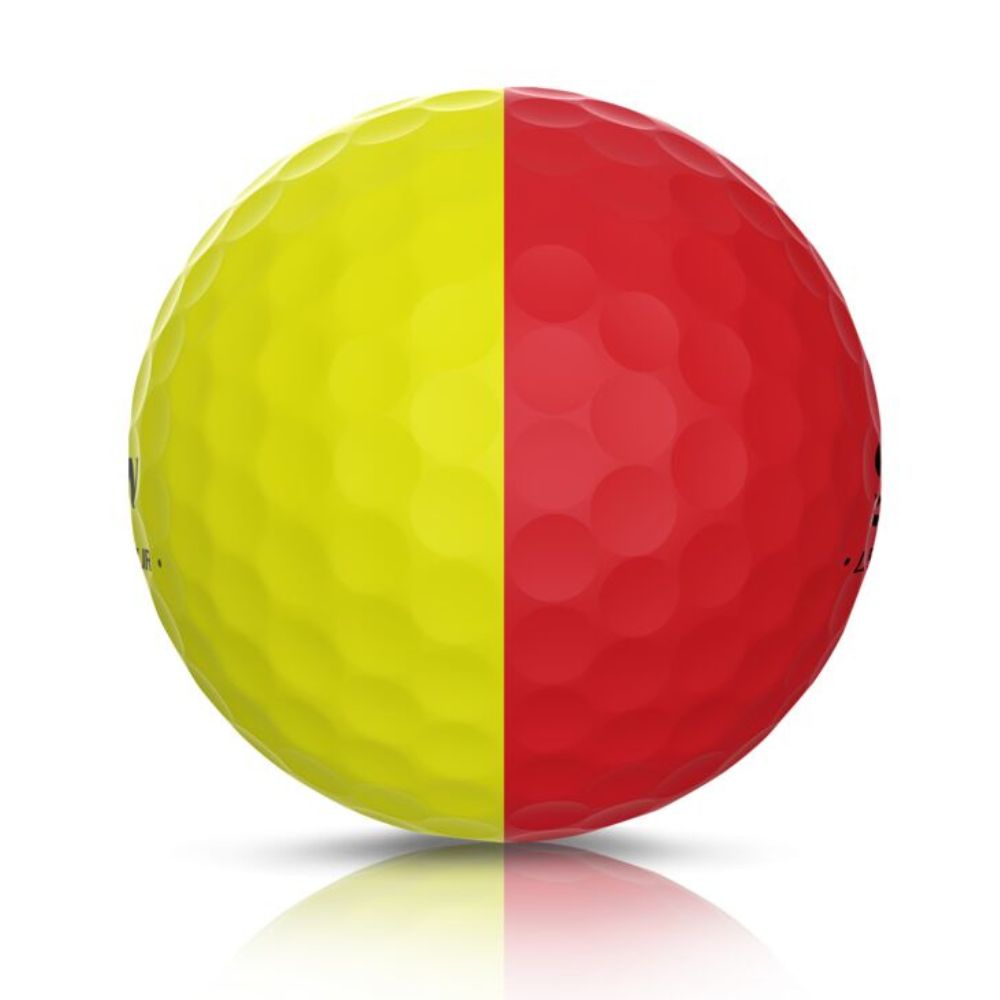 Srixon Q Star Tour Divide Golf Balls - Yellow Red