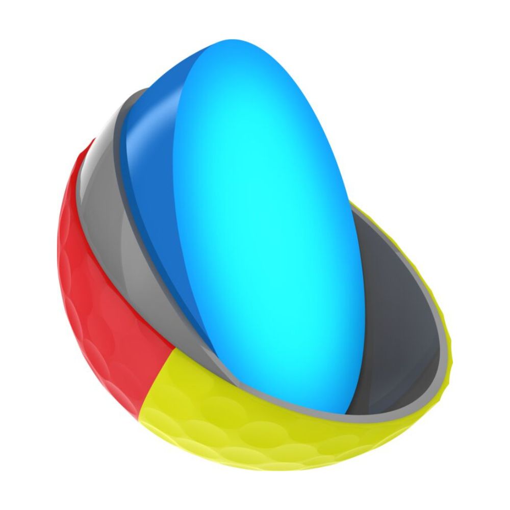 Srixon Q Star Tour Divide Golf Balls - Yellow Red