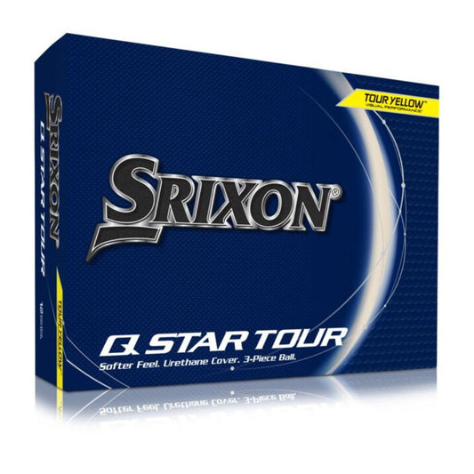 Srixon Q Star Tour Golf Balls - Yellow Yellow