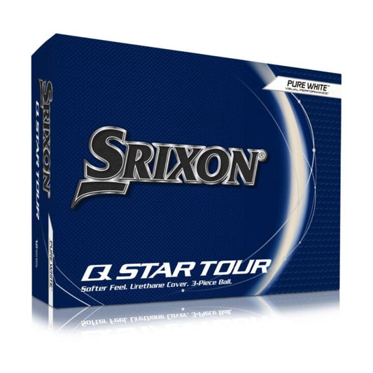 Srixon Q Star Tour Golf Balls 2 Dozen Pack - White Personalised White