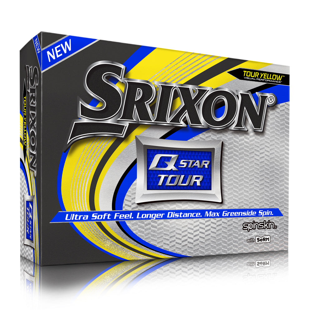 Srixon Q Star Tour Golf Balls - Yellow Yellow  