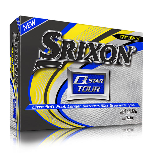 Srixon Q Star Tour Golf Balls - Yellow Yellow  