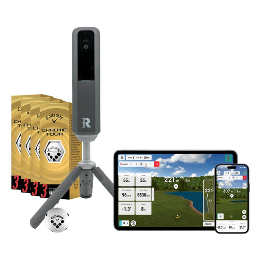 Rapsodo MLM2XPRO Golf Launch Monitor w/ Callaway Chrome Tour Balls