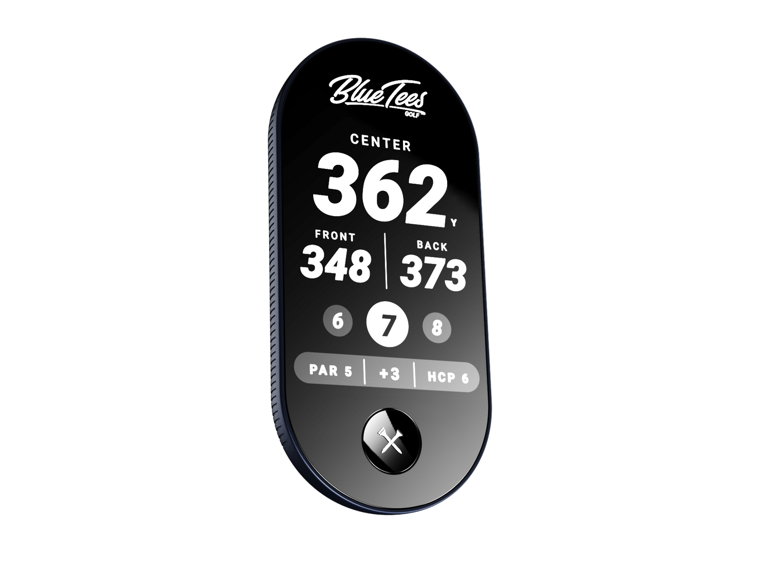 Blue Tees Ringer Handheld Golf GPS Device   