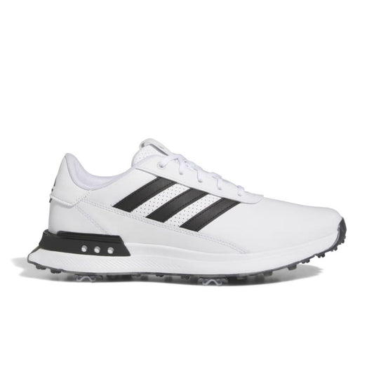 adidas Golf S2G Mens Spiked Golf Shoes IF0292 White / Core Black / Silver Metallic 8 