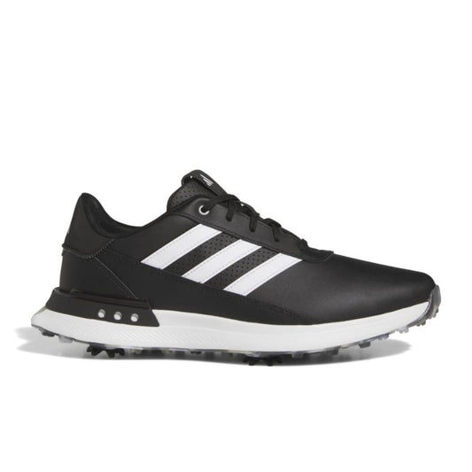 adidas S2G Mens Leather Spiked Golf Shoes - IF0294 Core Black / White 7