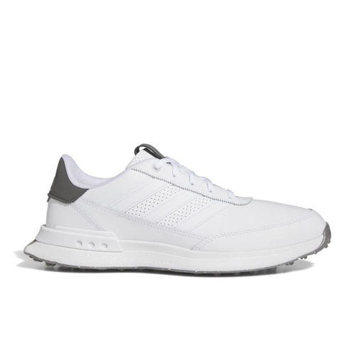 adidas Golf S2G SL Leather Mens Spikeless Golf Shoes IF0298 White / White / Core Black 8 