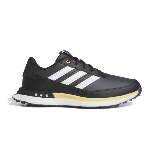 adidas S2G Mens Leather Spikeless Golf Shoes - IH5046 Core Black / White / Oat 7