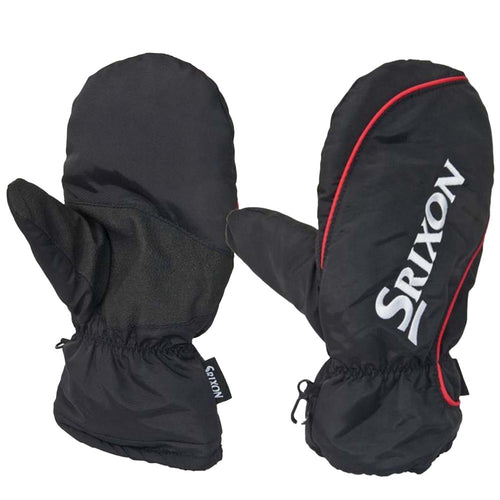 Srixon Golf Winter Mittens - Pairs - Black/Red Black / Red