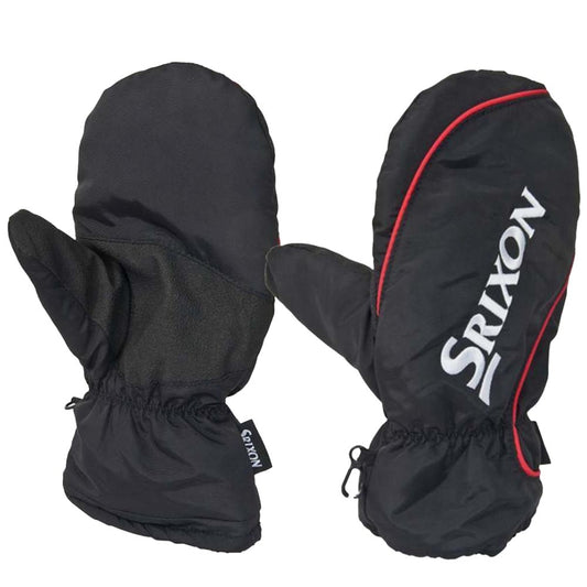 Srixon Golf Winter Mittens - Pairs - Black/Red