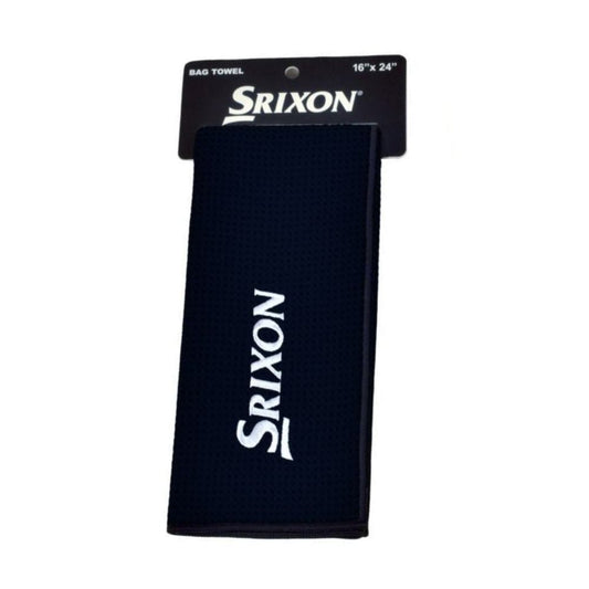Srixon Trifold Golf Towel - Black Black