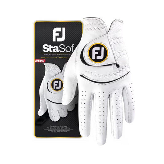 Footjoy StaSof Leather Golf Glove 66772 - Right Handed (Left Handed Golfer) S Right Hand (for Left Handed Golfer)