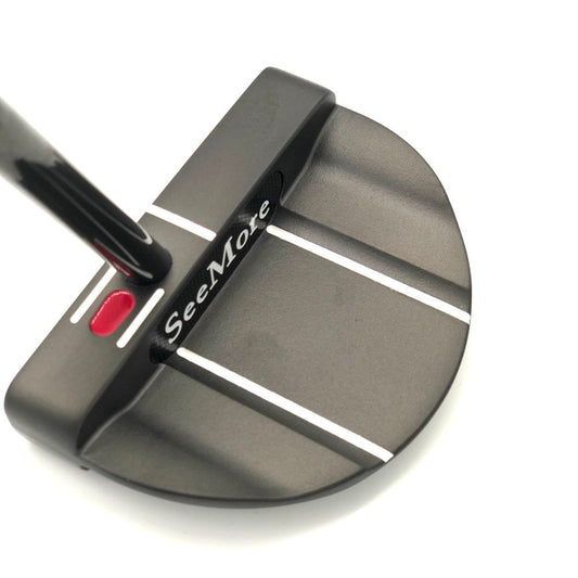 SeeMore PVD Black Si5 Mallet Putter 34" Right Hand