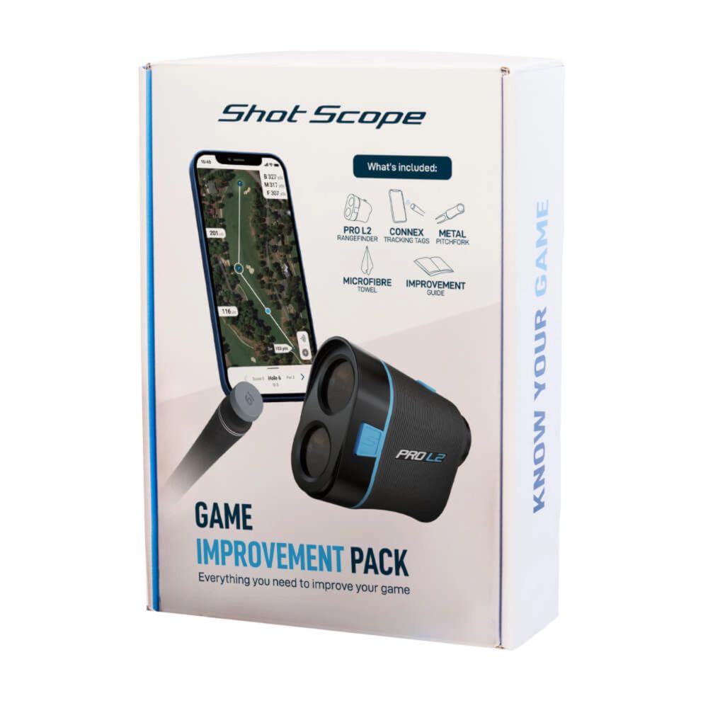 Shot Scope Golf Game Improvement Pack Inc Free Gifts