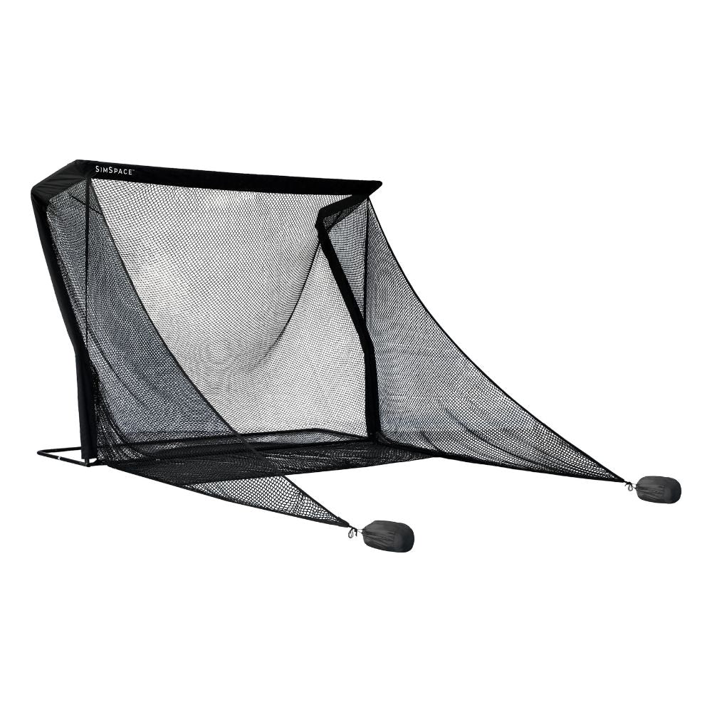 SimSpace Deluxe Golf Driving Wide Practice Net (3m x 2.5m) Black