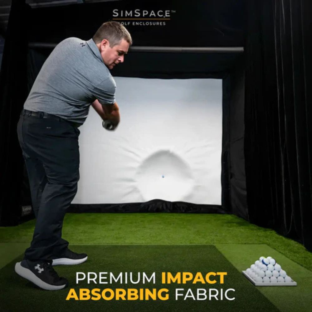 SimSpace SLIM Golf Simulator Enclosure (3.3m Wide)