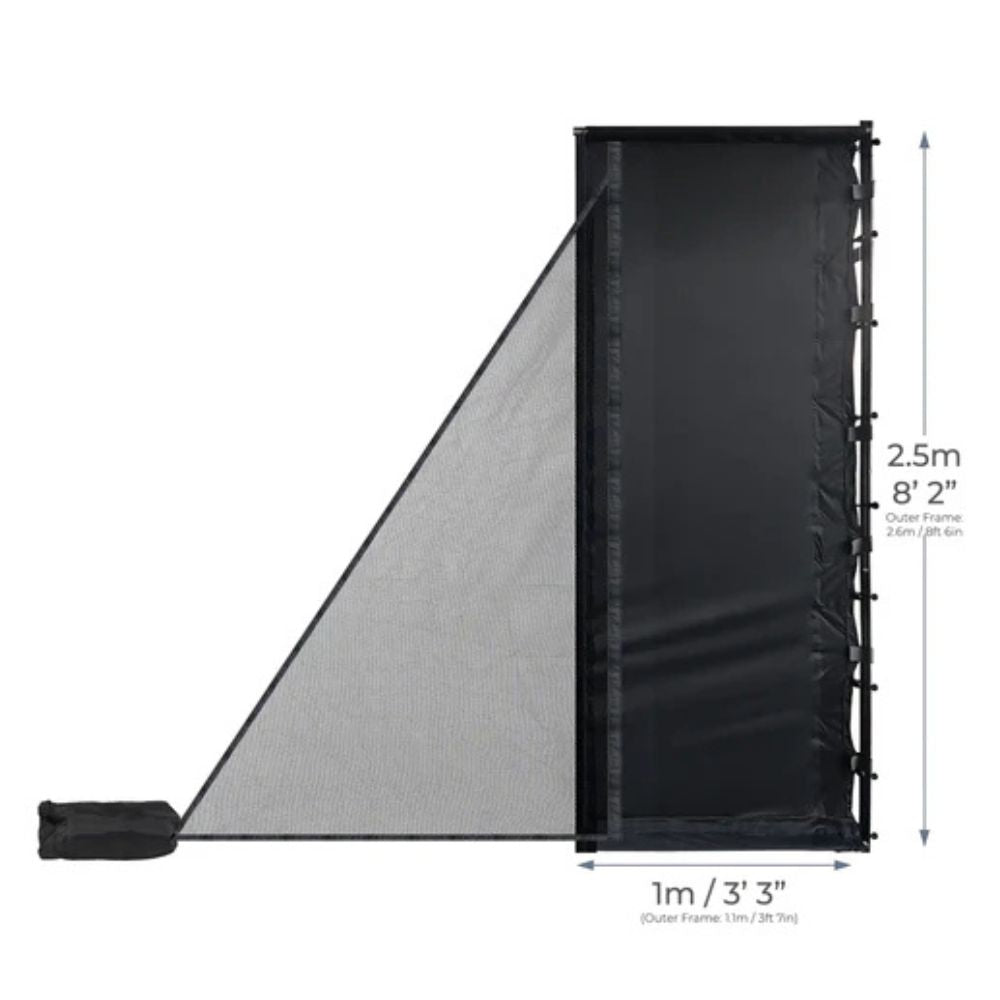 SimSpace SLIM Golf Simulator Enclosure (3.3m Wide)
