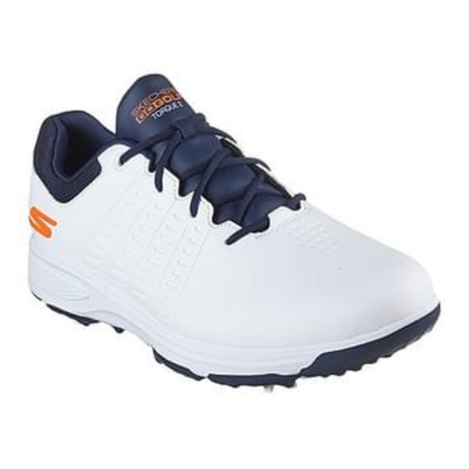 Skechers Go Golf Torque 2 Spiked Golf Shoes 214027 - White Orange   