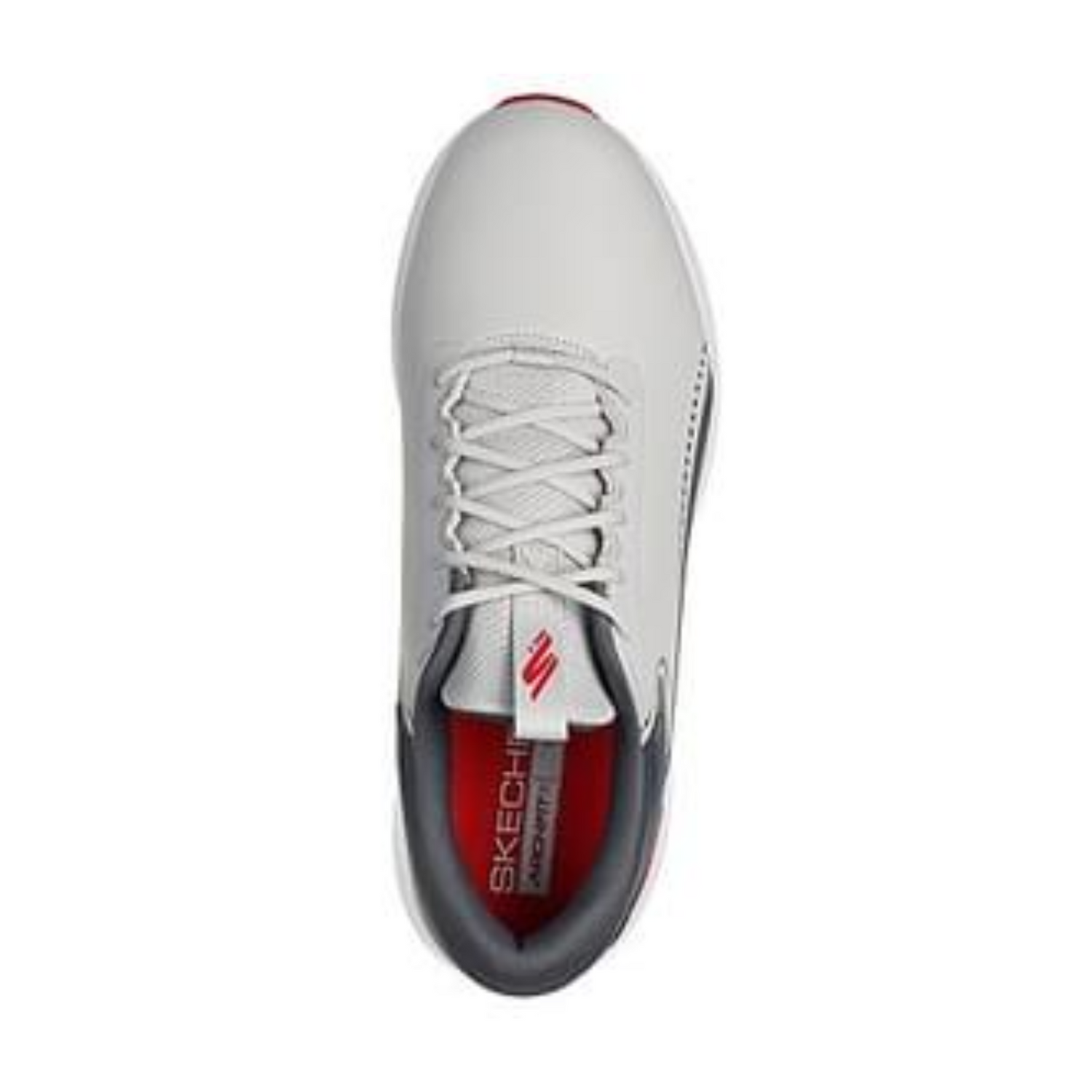 Skechers Go Golf Max 3 Spikeless Golf Shoes 214080 - White Grey Red   