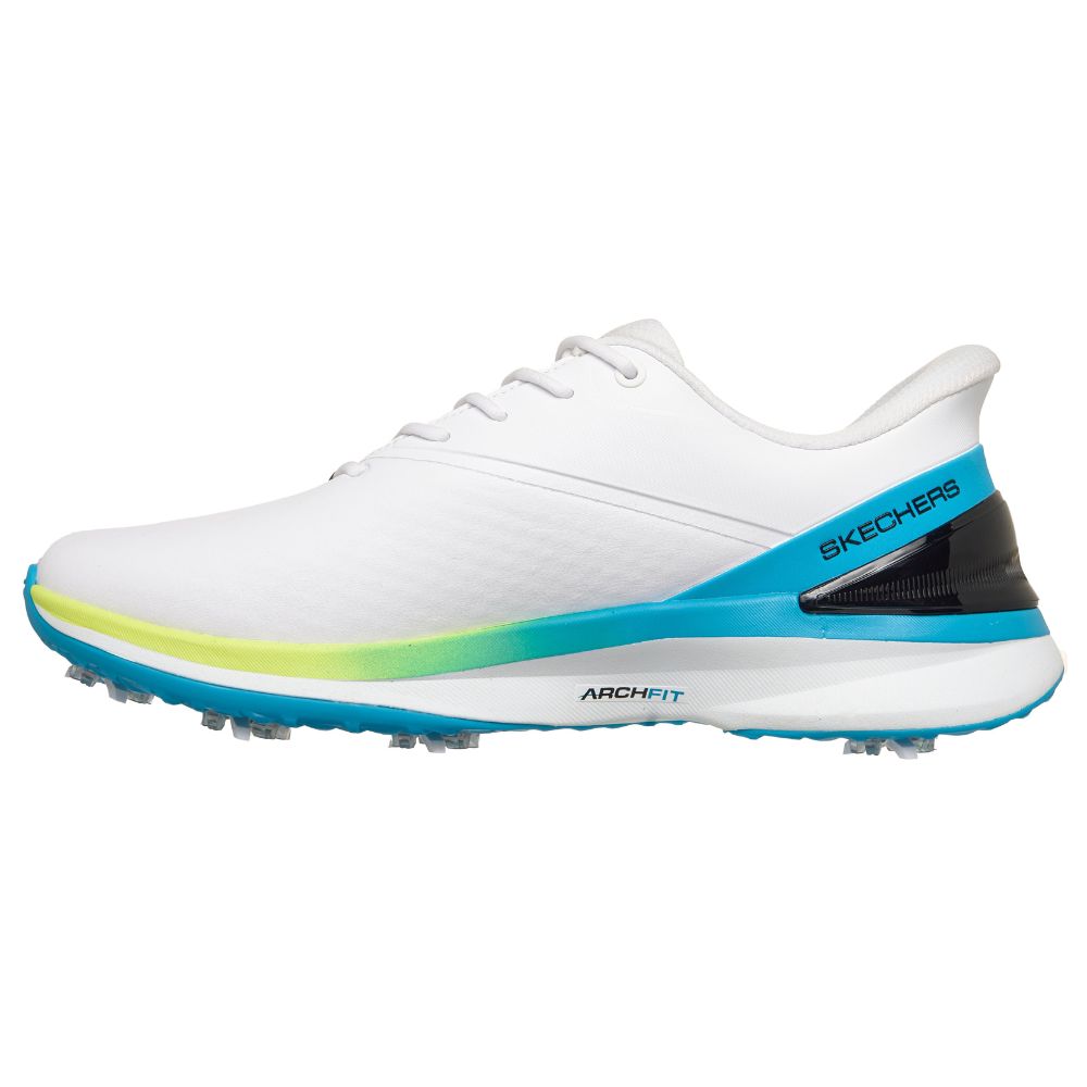 Skechers Blade Tour Slip-In Spiked Golf Shoes 2026 - 214145 - White / Black / Mint