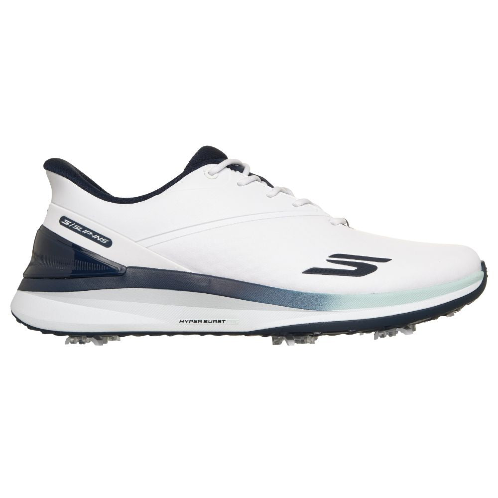 Skechers Blade Tour Slip-In Spiked Golf Shoes 2026 - 214145 - White / Navy White / Navy 8