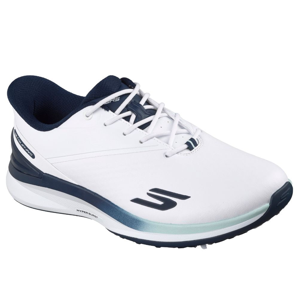 Skechers Blade Tour Slip-In Spiked Golf Shoes 2026 - 214145 - White / Navy