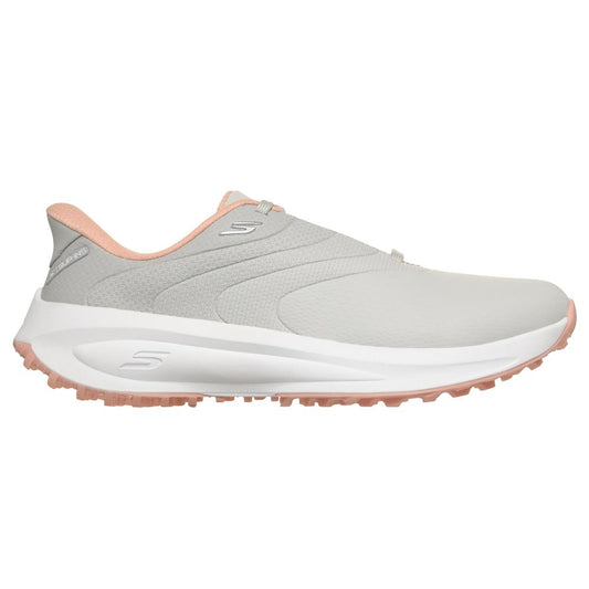 Skechers Flow Twist-Fit Slip-In Spikeless Ladies Golf Shoes 2026 - 123153 - Light Grey / Pink Light Grey / Pink 4