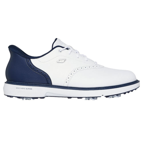 Skechers Prestige Spiked Golf Shoes 2026 - 214125 - White / Navy White / Navy 8