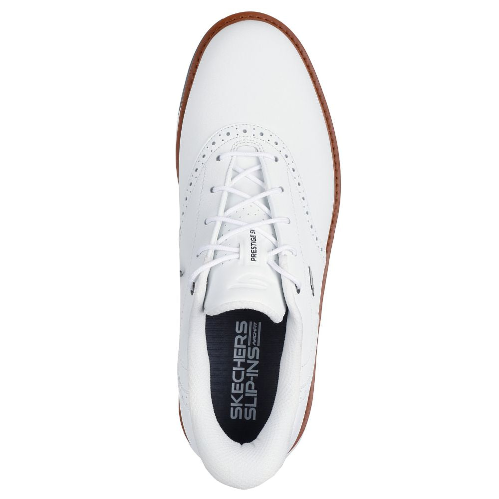Skechers Prestige Spikeless Golf Shoes 2026 - 214126 - White