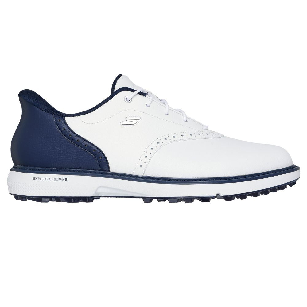 Skechers Prestige Spikeless Golf Shoes 2026 - 214126 - White / Navy White / Navy 8