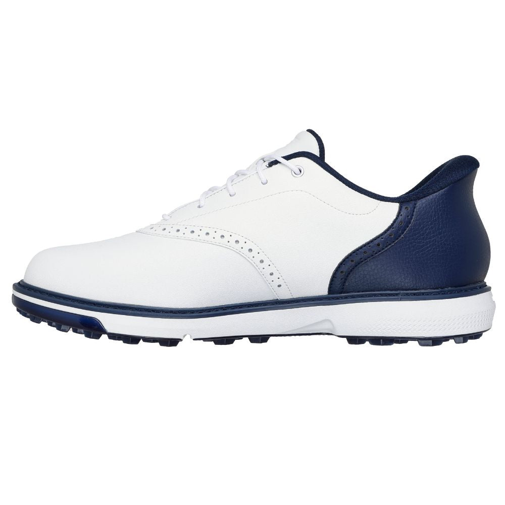 Skechers Prestige Spikeless Golf Shoes 2026 - 214126 - White / Navy