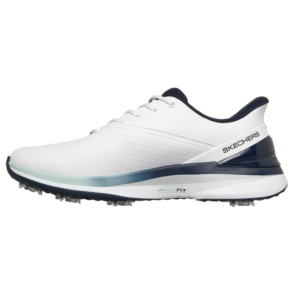 Skechers Blade Tour Slip-In Spiked Golf Shoes 2026 - 214145 - White / Navy
