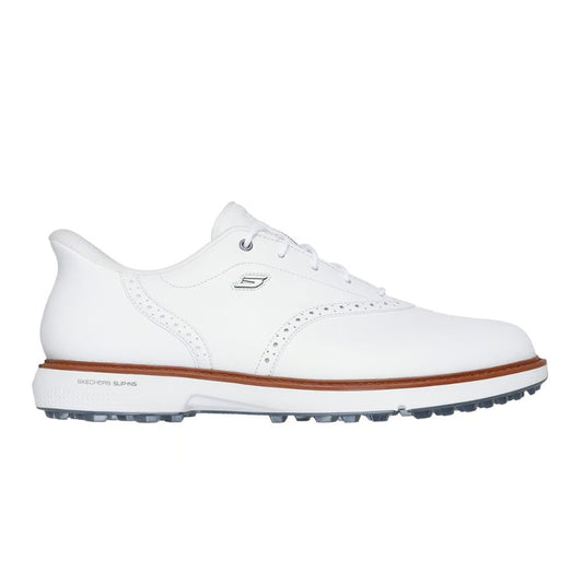 Skechers Prestige Spiked Golf Shoes 2026 - White White 8