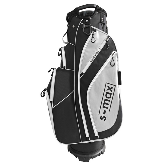 Skymax Deluxe Golf Cart Bag 2025 - Black / Grey / White Grey