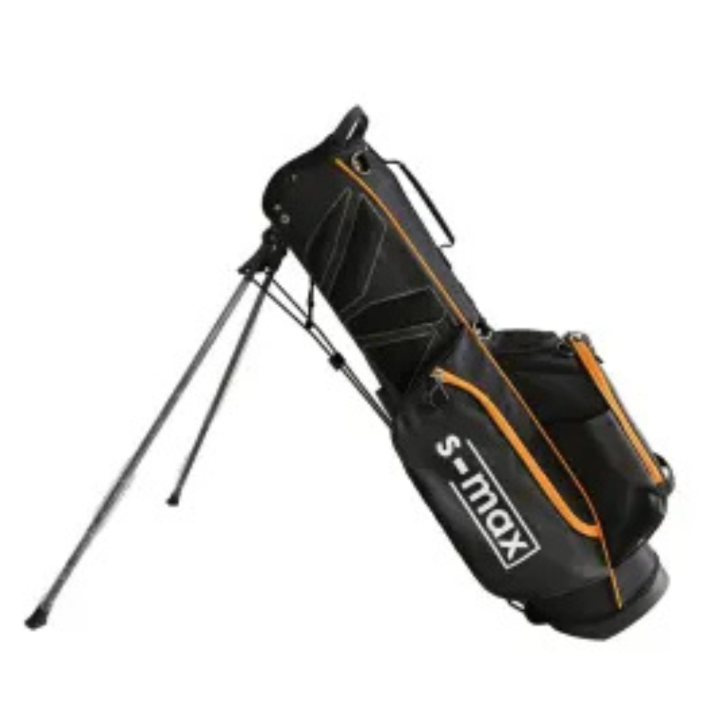 Skymax Lite Golf Stand Bag 2025 - Black / Orange
