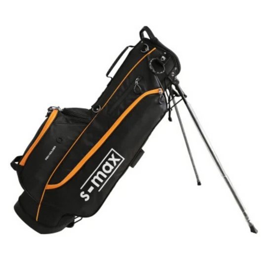Skymax Lite Golf Stand Bag 2025 - Black / Orange Orange